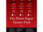 Canon PVP-201 Auswahl Professionelles Fotopapier Platinum A4, Premium matt A4, Luster A4 - je 5 Blatt
