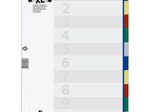 DURABLE Ordnerregister Vollformat, Überbreite blanko 10-teilig - 1 Satz