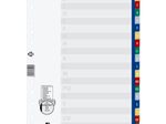 DURABLE Ordnerregister Vollformat A-Z - 20-teilig