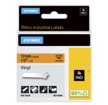 DYMO® Original IND-Schriftband für Rhino, farbiges Vinyl - schwarz auf orange
