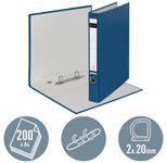 LEITZ Ringbuch 1014 2-Ringe 3,5 cm DIN A4 - blau