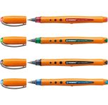 STABILO worker®+ Tintenroller 0,5 mm farbsortiert - 4 Stück