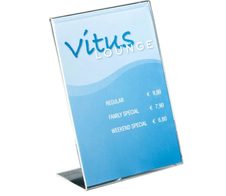 sigel Tischaufsteller DIN A6 - glasklar