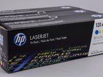 HP Original 131A Toner Tri-Pack cyan, magenta, gelb 1.800 Seiten (U0SL1AM)