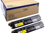 Brother Original TN329M Toner Doppelpack gelb 2x 6.000 Seiten (TN-329YTWIN)