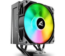 Sharkoon A40 RGB Single-Tower-Luftkühler 220W TDP schwarz