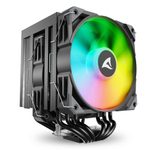 Sharkoon A60 RGB Dual-Tower-Luftkühler 260W TDP schwarz