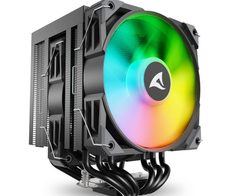 Sharkoon A60 RGB Dual-Tower-Luftkühler 260W TDP schwarz