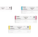 Canon Original Toner C-EXV47 4er-Set schwarz, cyan, magenta, gelb
