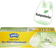 swirl Bio-Müllbeutel 10,0 l grün - 10 Stück