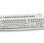 CHERRY G83-6105 kabelgebundene Tastatur, hellgrau