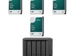 Synology DiskStation DS425+ 32 TB 4 Einschübe NAS-Server Leergehäuse + 4x Synology Plus 3.5" SATA 6Gb/s Festplatte 8 TB