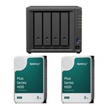 Synology DS425+ DiskStation + 16 TB 2x Synology Plus 3.5" SATA 6Gb/s Festplatte 8 TB