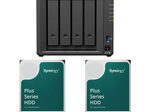 Synology DS425+ DiskStation + 24 TB 2x Synology Plus 3.5" SATA 6Gb/s Festplatte 12 TB