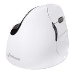Evoluent VerticalMouse 4 Right Mac - Maus - ergonomisch - Für Rechtshänder - optisch - 6 Tasten - Bluetooth - Weiß