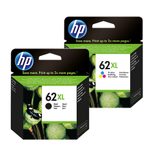 HP Original 62XL Druckerpatronen - Multipack (C2P05AE + C2P07AE)