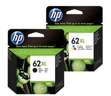 HP Original 62XL Druckerpatronen - Multipack (C2P05AE + C2P07AE)