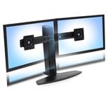 Ergotron Neo-Flex Dual Lift Standfuß für zwei Monitore bis 60,96 cm 24 Zoll schwarz