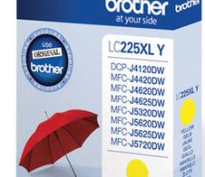 Brother Original LC-225XLY Druckerpatrone gelb 1.200 Seiten (LC225XLY)