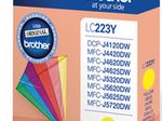 Brother Original LC-223Y Druckerpatrone gelb 550 Seiten (LC223Y)