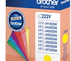 Brother Original LC-223Y Druckerpatrone gelb 550 Seiten (LC223Y)