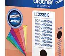 Brother Original LC-223BK Druckerpatrone schwarz 550 Seiten (LC223BK)