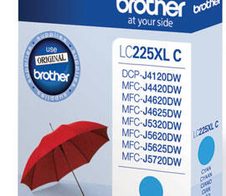 Brother Original LC-225XLC Druckerpatrone cyan 1.200 Seiten (LC225XLC)