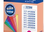 Brother Original LC-223M Druckerpatrone magenta 550 Seiten (LC223M)