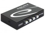Delock Umschalter USB 2.0 4 Port manuell