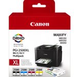 Canon Original PGI-2500XL Druckerpatronen 4er-Multipack - BK/C/M/Y