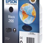 Epson Original 266 Druckerpatrone schwarz 250 Seiten 5,8ml (C13T26614010)