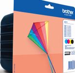 Brother Original LC-223 Tintepatronen 4er Multipack BK/C/M/Y mit Diebstahlsicherung (LC223VALBPDR)