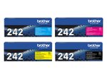 Brother Original TN-242 Toner - 4er Multipack (TN242C, TN242M, TN242Y, TN242BK)