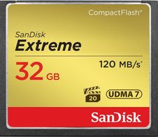 SanDisk Extreme CompactFlash Speicherkarte 32GB
