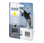 Epson Original T7604 Druckerpatrone gelb 25,9ml (C13T76044010)