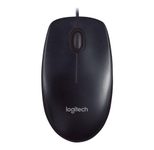 Logitech M90 Maus, dunkelgrau (kabelgebunden)