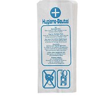 Hygienebeutel aus Recyclingpapier im Spender - 100 Stück