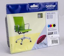 Brother Original LC-229XL Druckerpatronen 4er Multipack BK/C/M/Y mit Diebstahlsicherung (LC229XLVALBPDR)