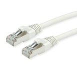 Roline Patch-Kabel RJ-45 (M) zu RJ-45 (M) 1 m SFTP CAT6a grau (21.15.0851)