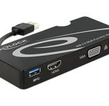 DeLOCK USB 3.0 Adapter zu HDMI / VGA + Gigabit LAN