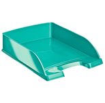 LEITZ Briefablage WOW - eisblau metallic