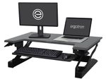 Ergotron WorkFit-T Steh-Sitz Arbeitsplatz mit CF-Technologie für einen Bildschirm bis 76,2 cm (30")