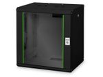 Digitus 12HE 19"-Wandgehäuse Unique Serie RAL 9005 schwarz