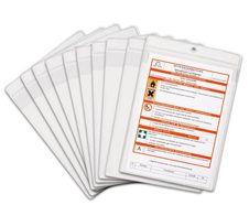 DURABLE Sichttaschen mit Aufhängung DIN A4 transparent - 10 Stück