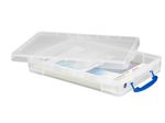 Really Useful Box Aufbewahrungsbox transparent 34,0 x 52,0 x 8,5 cm - 10 l