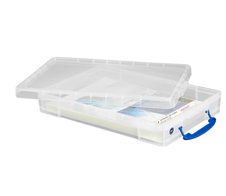 Really Useful Box Aufbewahrungsbox transparent 34,0 x 52,0 x 8,5 cm - 10 l