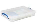 Really Useful Box Aufbewahrungsbox transparent 34,0 x 52,0 x 8,5 cm - 10 l