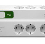 APC PM6U-GR Essential SurgeArrest 6-fach, 2 USB-Ports, 230 V