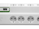 APC PMF83VT-GR Performance SurgeArrest 8-fach, Schutz für Telefon- und Koax-Leitungen, 230 V