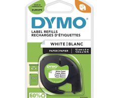 DYMO® Original Schriftband für LetraTag, Papier - schwarz auf weiss